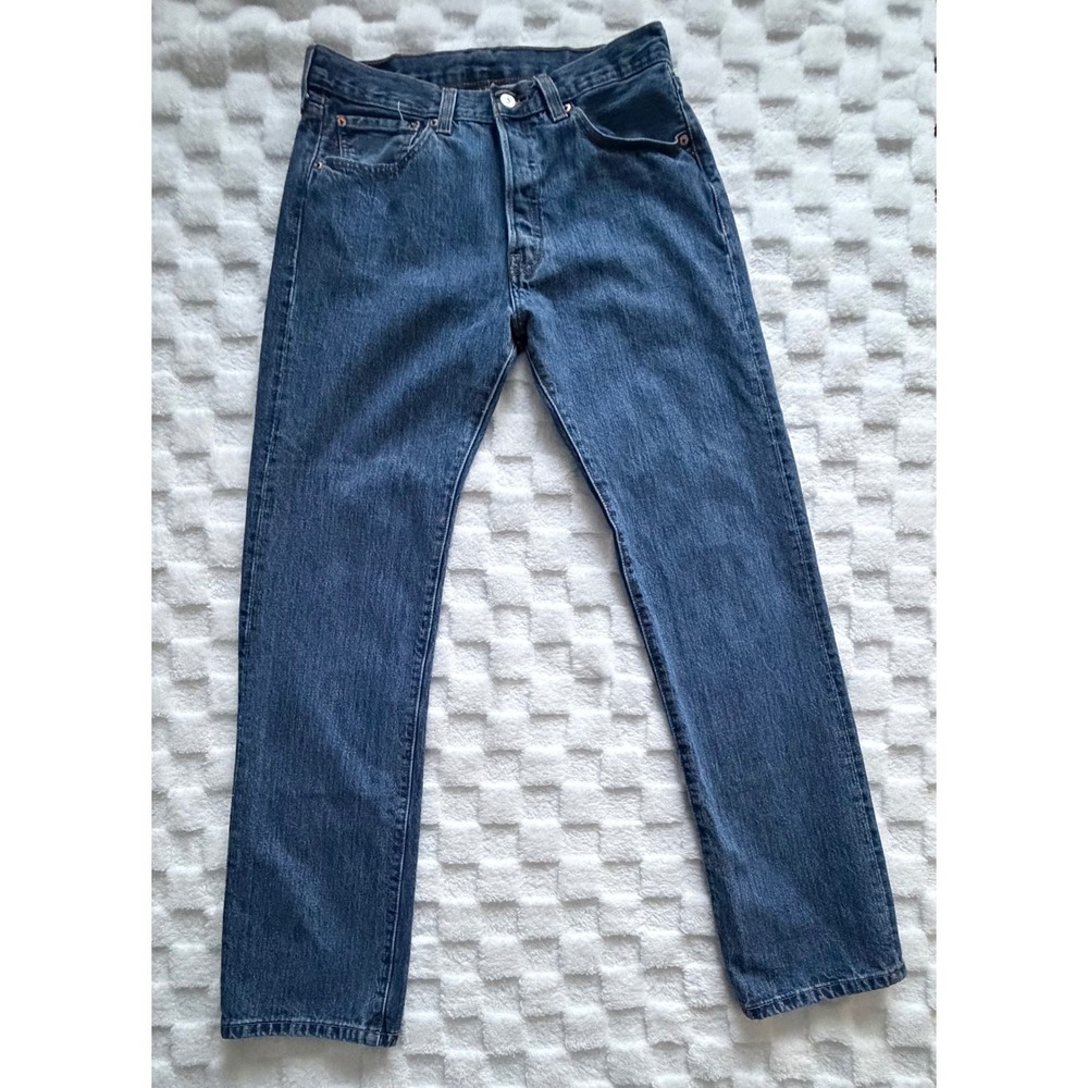 Levi's 501 Men Jeans 31x32-100% Cotton 2011 Button Fly Straight Haiti 00501-0194